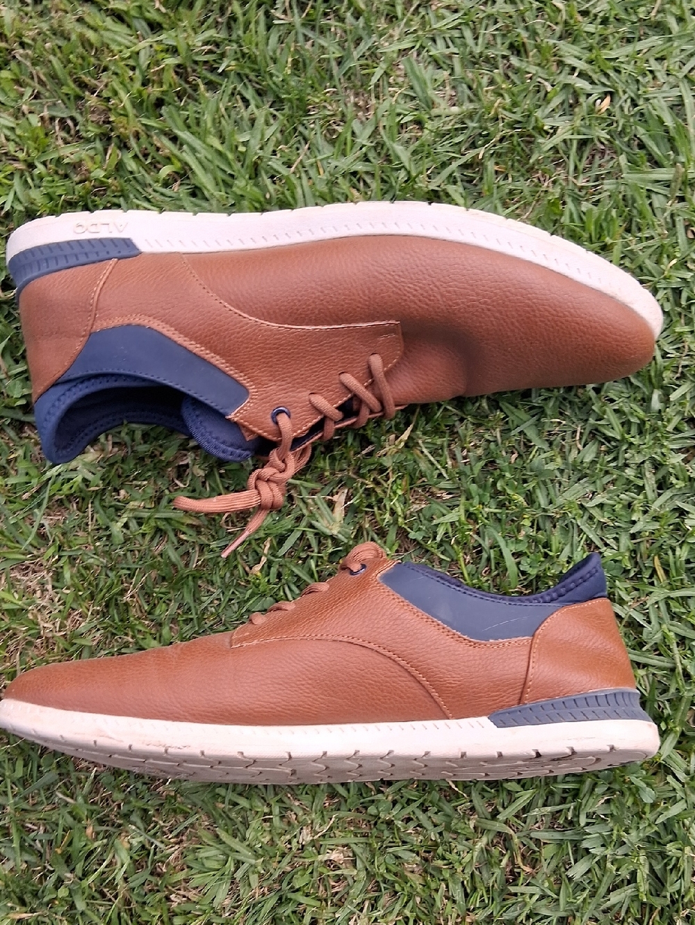 Aldo Men's Tan and Black Sneakers - Picture 7 of 13